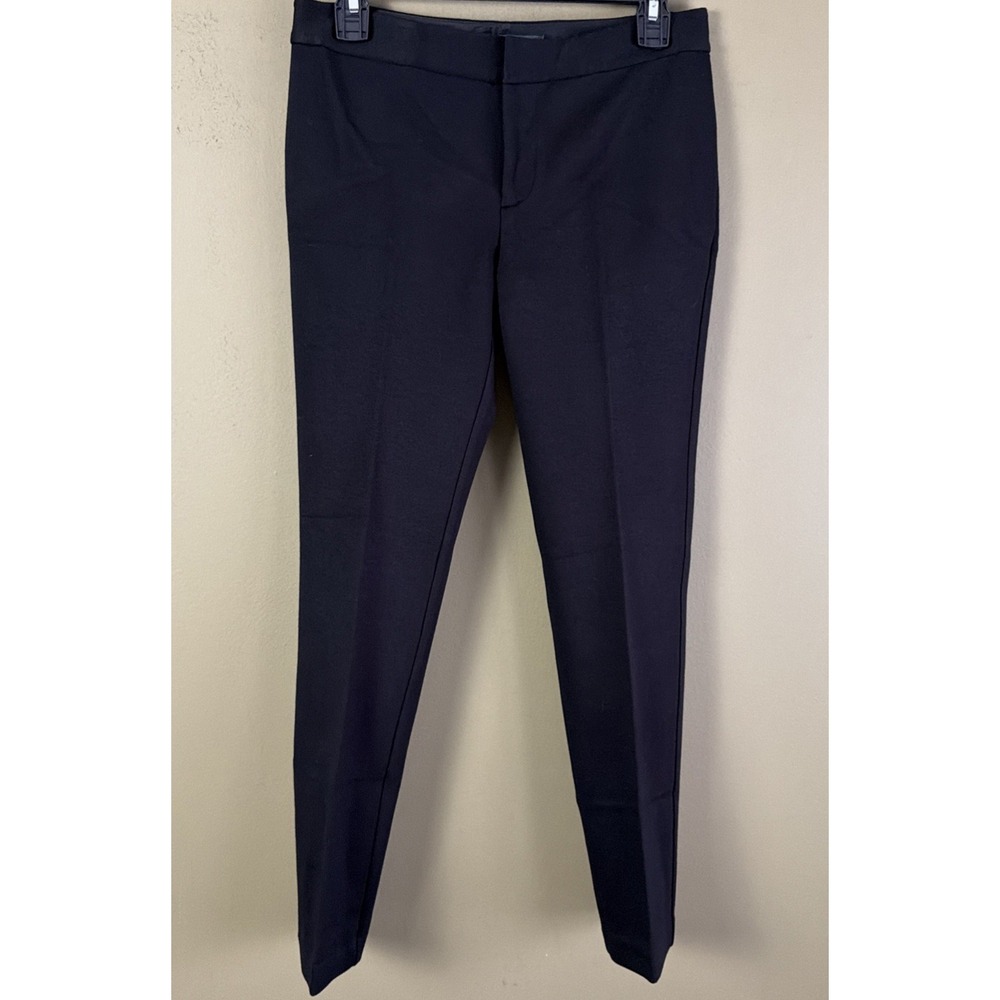 Ralph Lauren Women's Petite Flat Front Black Slacks Size 4P Office-core. 29x28